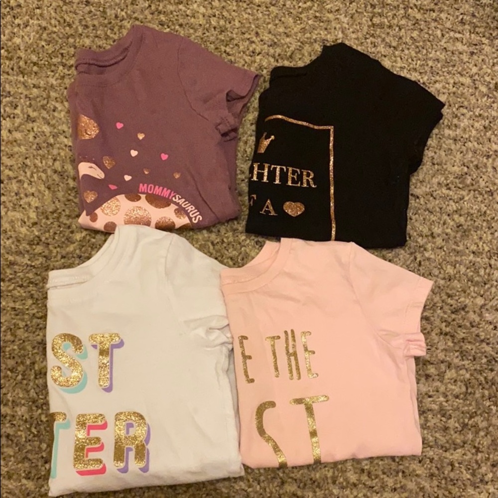 Lot of 4 Girl's T-shirts